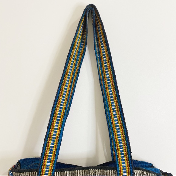 Pinzon Mexican Boho Handmade Colorful Shoulder Bag - Picture 3 of 7